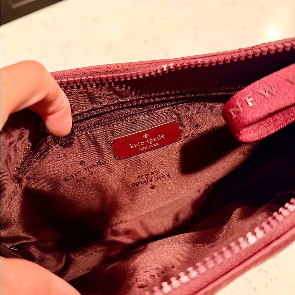 kate spade Quilted Red Crossbody Belt Bag - Picture 2 of 3